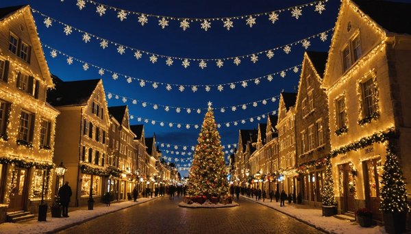 Transformez vos vitrines de noël avec des lumières scintillantes